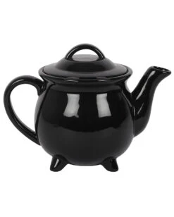 5-tlg. Hexenkessel Teeservice -Halloween Kostüm Geschäft 5 tlg hexenkessel teeservice hexenkessel teegeschirr witches brew cauldron tea set 51492 03