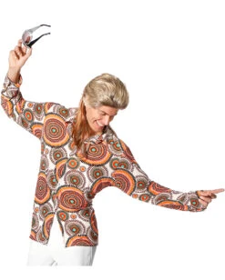 70er Jahre Herren Kostüm-Hemd