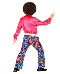 70er Jahre Hose Bubbles Blau -Halloween Kostüm Geschäft 70er jahre herrenhose bubbles blau 70ies groovy pantst bubbles blue kostuemzubehoer 38514 02
