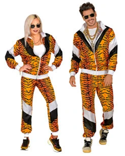 80er Jahre Golden Tiger Jogginganzug
