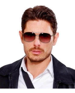 Kultige 80s Pilotenbrille Als Kostümaccessoire -Halloween Kostüm Geschäft 80er jahre pilotenbrille 70er jahre pilotenbrille kostuembrille faschingsbrille karnevalsbrille 38084 04