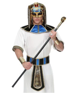 Pharaonenzepter Zerlegbar 110 Cm -Halloween Kostüm Geschäft aegypitscher pharaonenstab aegiptischer herrscherstab kostuemzubehoer 38008 03