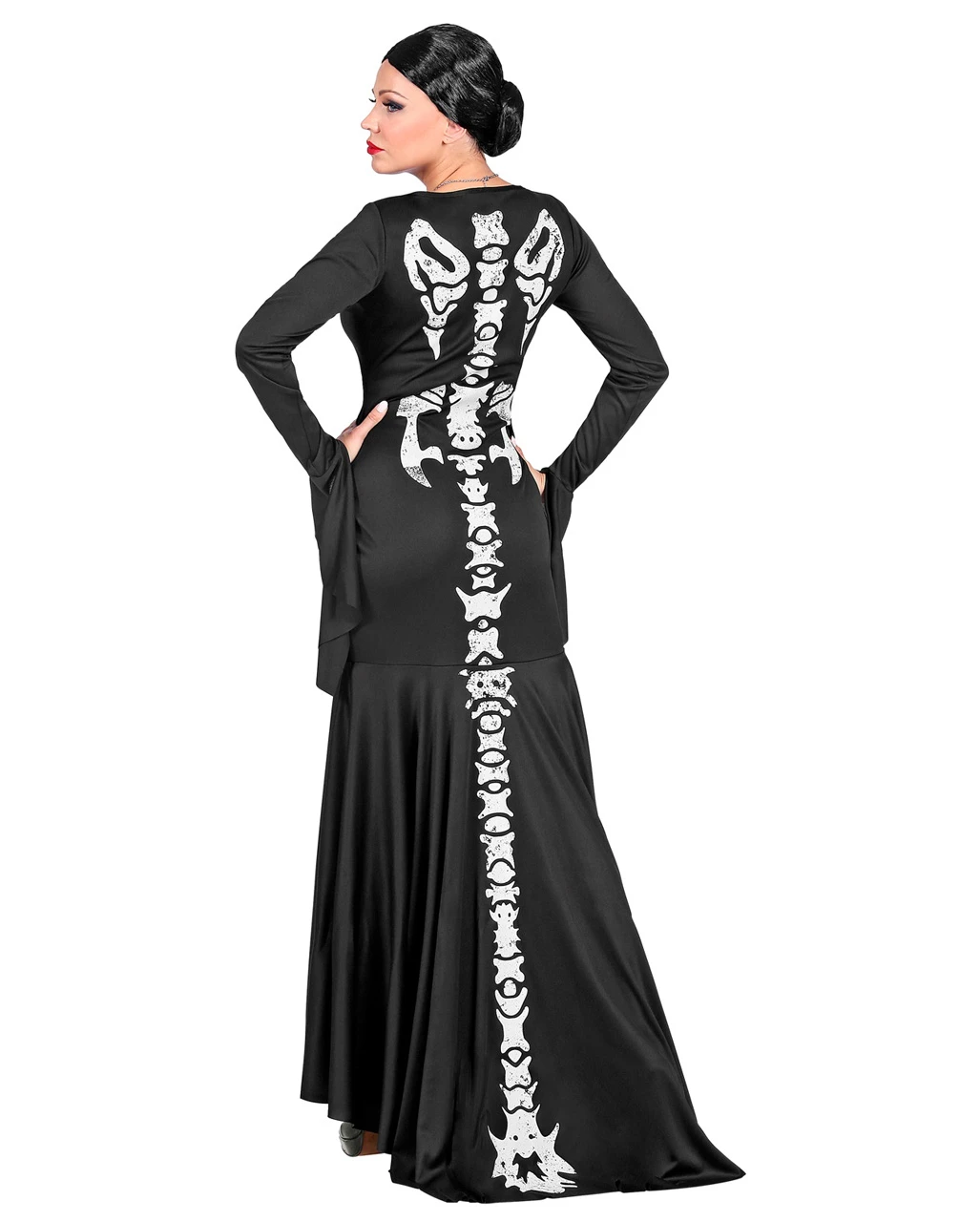 Alien Skelett Kleid Frauenkostüm 2 Alien Skelett Kleid Frauenkostüm – Bild 2