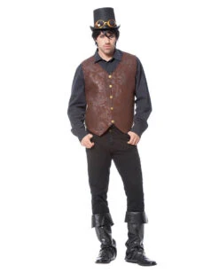 Kostümweste Im Antik-Look -Halloween Kostüm Geschäft antik look kostuemweste piraten weste steampunk weste 22436 3