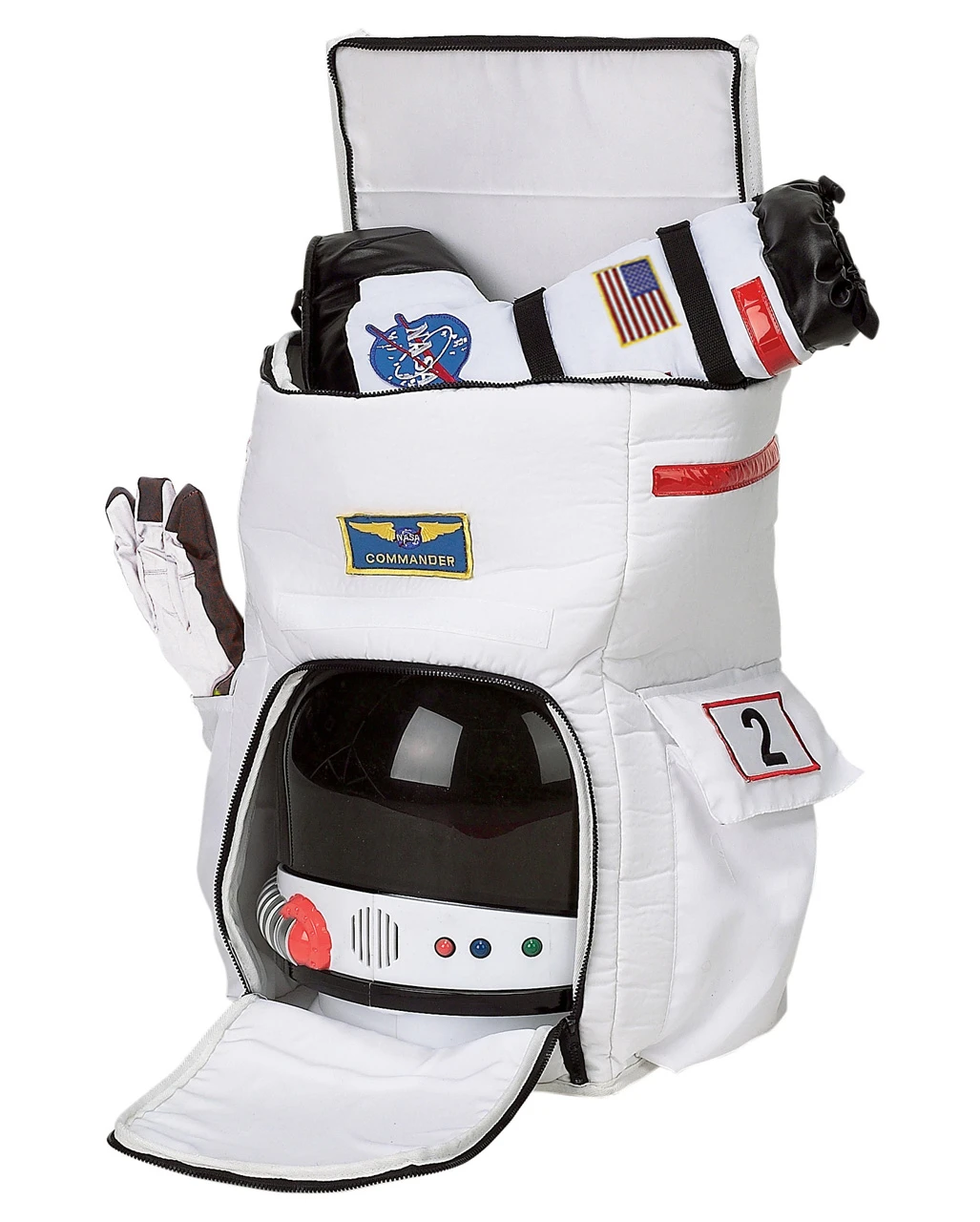 Astronauten Rucksack Weiß 2 Astronauten Rucksack Weiß – Bild 2