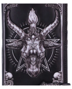 Baphomet Geldbörse 18,5cm -Halloween Kostüm Geschäft baphomet geldboerse baphomet geldbeutel baphomet embossed purse 52792 06
