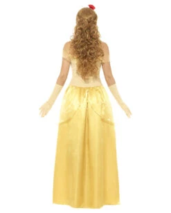 Goldene Prinzessin Kostüm -Halloween Kostüm Geschäft belle kostuem fuer damen goldene prinzessin kostuemkleid golden princess costume bild2 27493