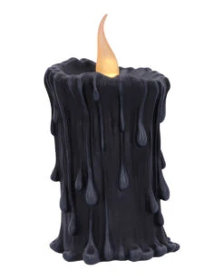 Black Magic LED Kerze 19cm 9 Black Magic LED Kerze 19cm -Halloween Kostüm Geschäft black magic led kerze black magic led candle halloween deko gothic deko 54011 04
