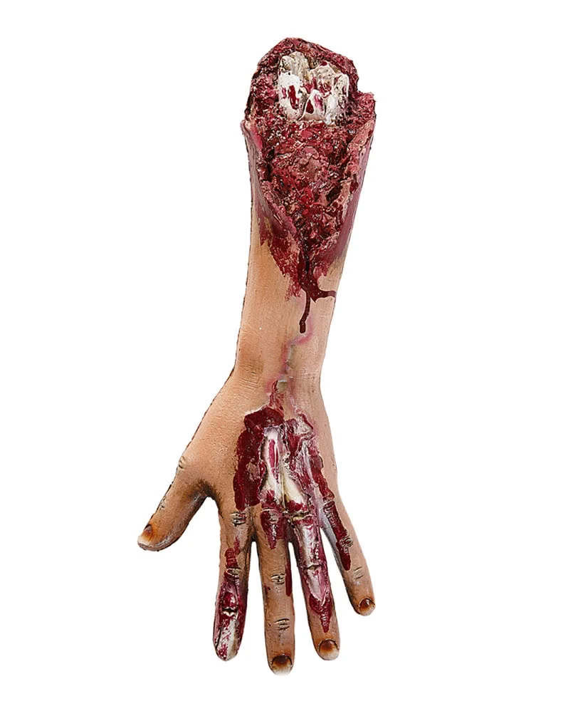 Blutiger Zombie Arm