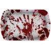 Blutiges Halloween Party Tablett