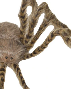 Braune Haarige Spinne Als Halloween Deko 49cm -Halloween Kostüm Geschäft braune haarige spinne hallloween deko brown hairy spider halloween decoration halloween spinne 54007 03