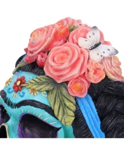 Calavera De Azucar Totenkopf 19cm -Halloween Kostüm Geschäft calavera de azucar totenkopf calavera de azucar skull dia de los muertos figur 54563 05