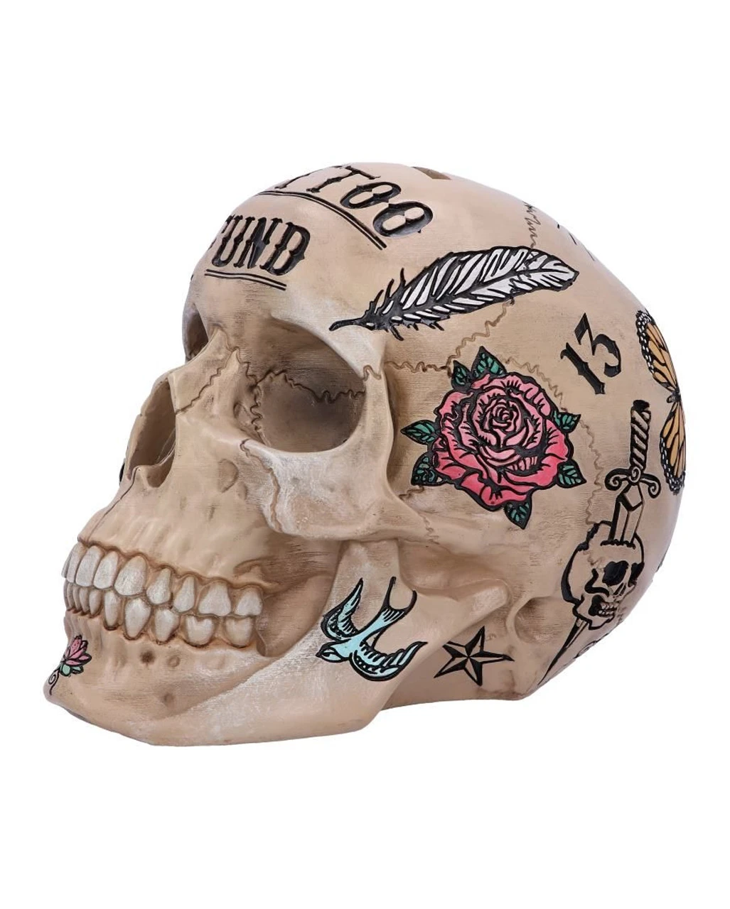 Calavera Tattoo Totenschädel Sparkasse 2 Calavera Tattoo Totenschädel Sparkasse – Bild 2