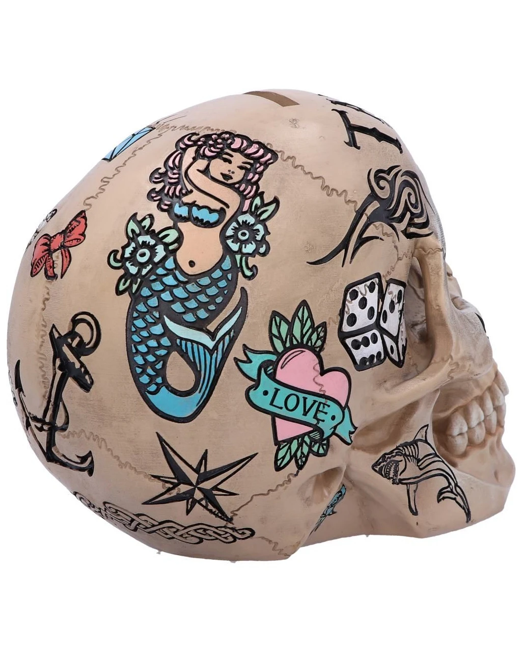 Calavera Tattoo Totenschädel Sparkasse 4 Calavera Tattoo Totenschädel Sparkasse – Bild 4