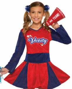 Cheerleader Mädchenkostüm -Halloween Kostüm Geschäft cheerleader maedchenkostuem cheerleader kostuem cheerleader girls costume 37760 2