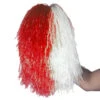 Cheerleader Pompon Rot-weiß