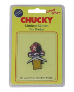 Chucky Ansteck-Pin Limited Edition -Halloween Kostüm Geschäft chucky ansteck pin limited edition chucky limited edition pin badge 54594 03