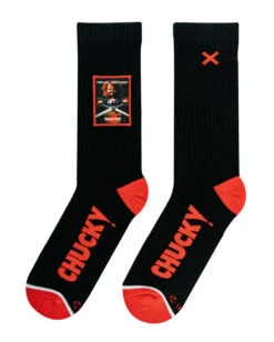 Chucky Patch Socken -Halloween Kostüm Geschäft chucky patch socken childs play chucky patch socks horrorfilm socken geschenkartikel horror fan 52337 5