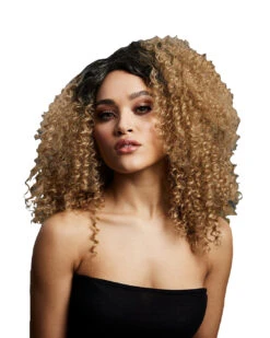 Damen Perücke Lizzo Caramel