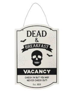 Dead & Breakfast Halloween Hängeschild