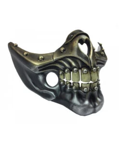Dishonored Totenschädel Halbmaske -Halloween Kostüm Geschäft dishonored totenkopf halbmaske dishonored skull halfmask steampunk maske 50511 02