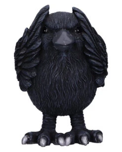 Drei Weise Raben 9cm -Halloween Kostüm Geschäft drei weise raben 9cm three wise ravens konfuzius spruch halloween gothic deko 53586 5