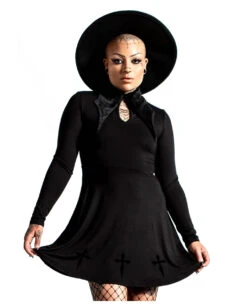 KILLSTAR Elissabat Collar Minikleid