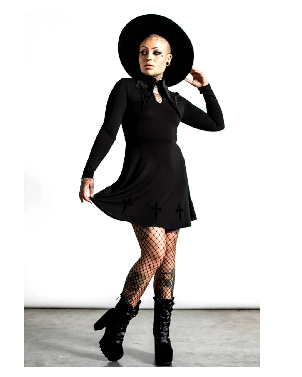 KILLSTAR Elissabat Collar Minikleid 4 KILLSTAR Elissabat Collar Minikleid – Bild 4