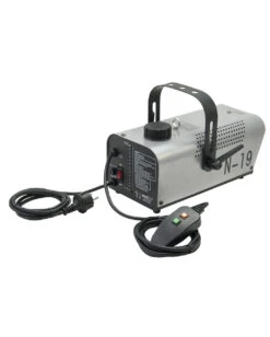 EUROLITE N-19 Nebelmaschine Silber 700 W -Halloween Kostüm Geschäft eurolite n 19 nebelmaschine silber 700 watt halloween nebelmaschine halloween lichteffekt 39788 03