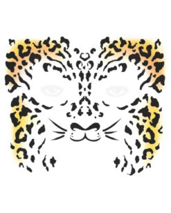 Face Tattoo Gepard