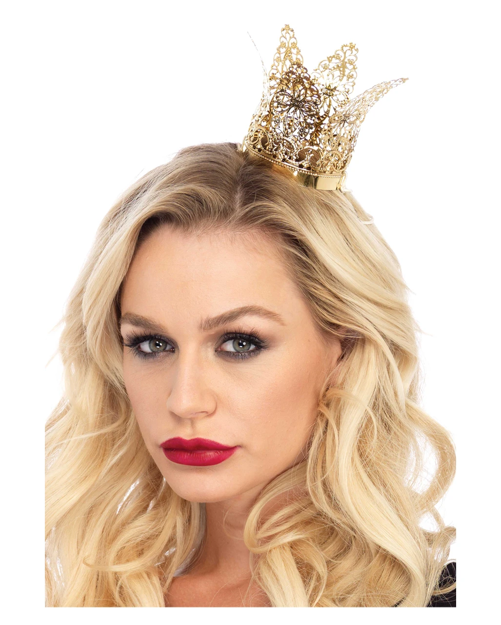 Filligrane Prinzessinnen Krone Golden 1 Filligrane Prinzessinnen Krone Golden