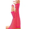 Fingerlose Netzhandschuhe Neonpink