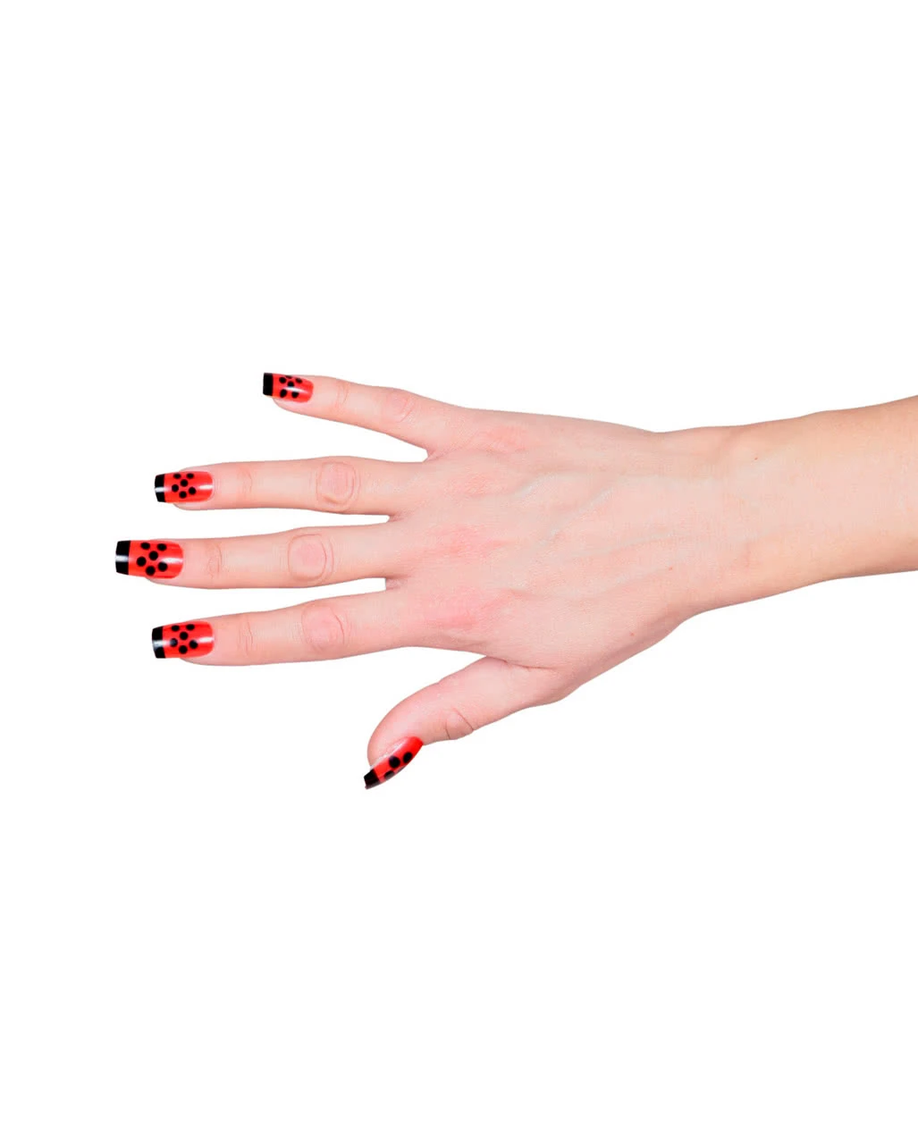 Fingernägel Set - Marienkäfer 1 Fingernägel Set - Marienkäfer