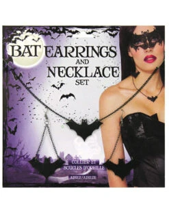 Fledermaus Ohrringe & Halskette