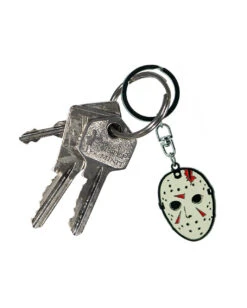 Friday The 13th Jason Maske Schlüsselanhänger -Halloween Kostüm Geschäft friday the 13th jason maske schluesselanhaenger jason voorhees mask keychain halloween und horror geschenkartikel 52903 3