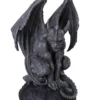 Gargoyle Auf Felsen Sitzend 32cm