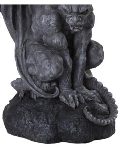 Gargoyle Auf Felsen Sitzend 32cm -Halloween Kostüm Geschäft gargoyle auf felsen sitzend gargoyle auf stein sitzend gargoyle sitting on rock 54685 03