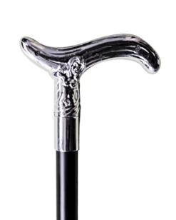 Gehstock Mit Silbernem Griff