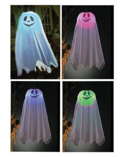 Geist Hängefigur Mit LED Farbwechsler 60cm