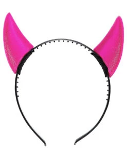 Glitzer Hörner Pink