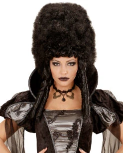 Gothic Halsband Mit Schmuckstein -Halloween Kostüm Geschäft gothic halsband mit schwarzem strassstein und rosen 22900 03