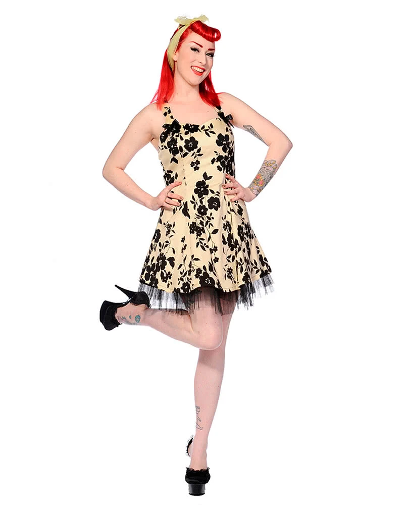 Neckholder Kleid Mit Blumen 1 Neckholder Kleid Mit Blumen