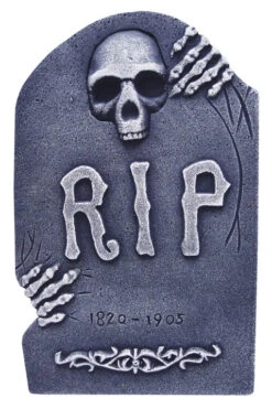 Grabstein Mit Skeletthand