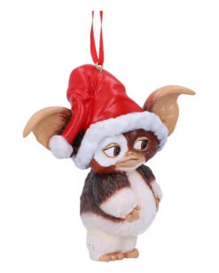 Gremlins Gizmo Mit Nikolausmütze Weihnachtskugel -Halloween Kostüm Geschäft gremlins gizmo mit nikolausmuetze weihnachtskugel gremlins gizmo hanging ornament weihnachtsschmuck 51111 04