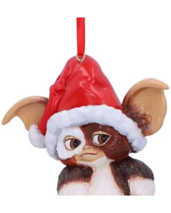 Gremlins Gizmo Mit Nikolausmütze Weihnachtskugel -Halloween Kostüm Geschäft gremlins gizmo mit nikolausmuetze weihnachtskugel gremlins gizmo hanging ornament weihnachtsschmuck 51111 05