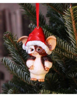 Gremlins Gizmo Mit Nikolausmütze Weihnachtskugel -Halloween Kostüm Geschäft gremlins gizmo mit nikolausmuetze weihnachtskugel gremlins gizmo hanging ornament weihnachtsschmuck 51111 07