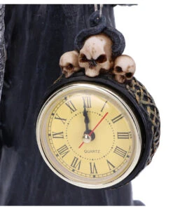 Grim Reaper Mit Uhr Figur 39,5cm -Halloween Kostüm Geschäft grim reaper mit uhr figur grim reaper with clock figurine sensenmann deko figur 52546 06