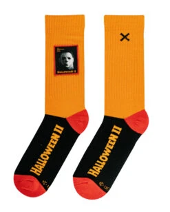 Halloween II Michael Myers Patch Socken -Halloween Kostüm Geschäft halloween 2 michael myers patch socken horror socks horrorfilm socken geschenkartikel horror fan 52338 5