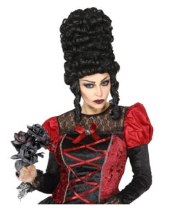 Halloween Brautstrauß Mit Schwarzen & Roten Rosen 5 Halloween Brautstrauß Mit Schwarzen & Roten Rosen -Halloween Kostüm Geschäft halloween brautstrauss mit schwarzen und roten rosen black widow bouquet with red and black roses 38618 03