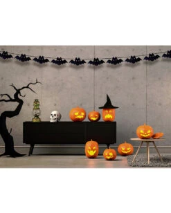 Halloween Fledermaus Girlande 3m 5 Halloween Fledermaus Girlande 3m -Halloween Kostüm Geschäft halloween fledermaus girlande halloween bat garland kinderfreundliche halloween deko 53318 3